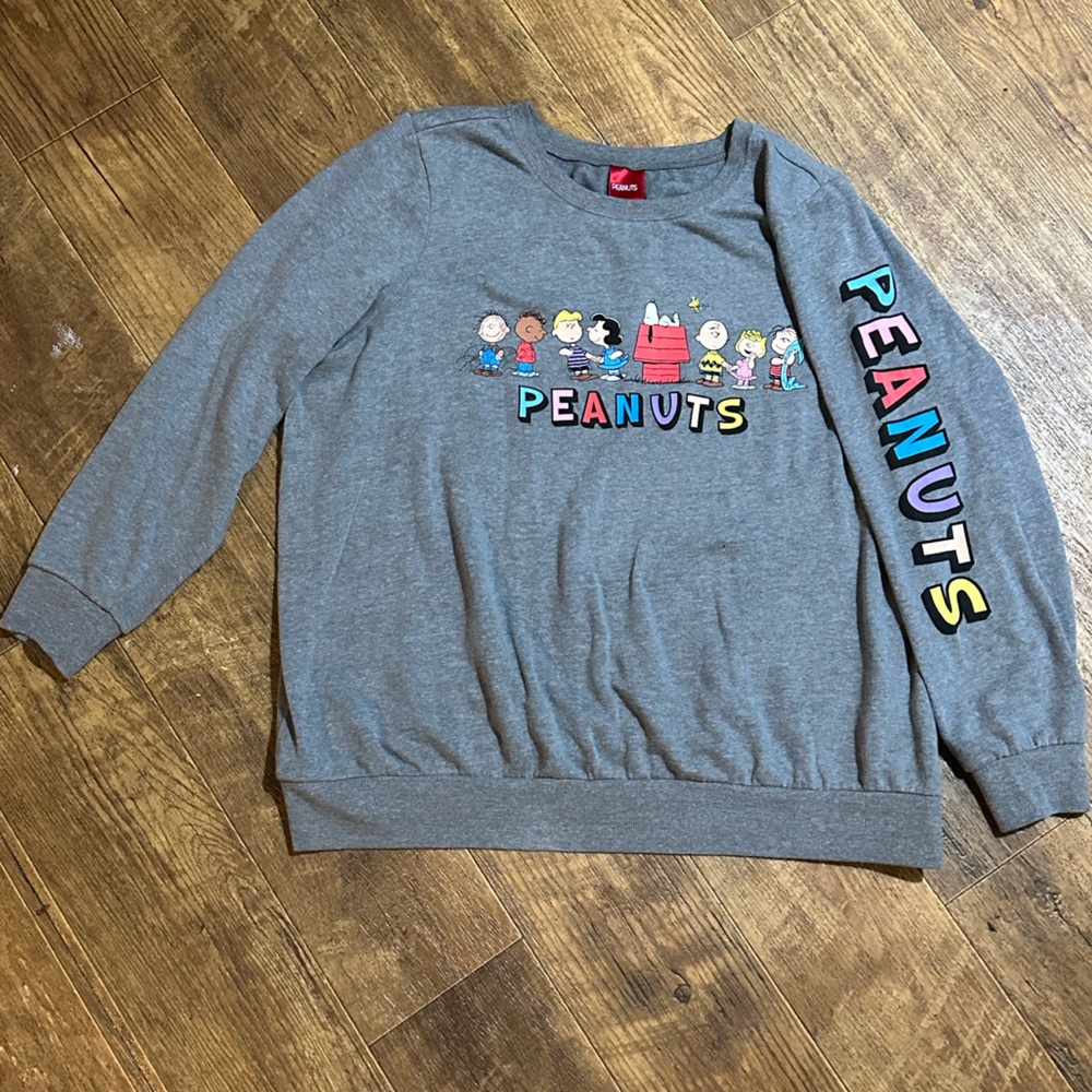 Peanuts Crew Neck Sweatshirt 1x